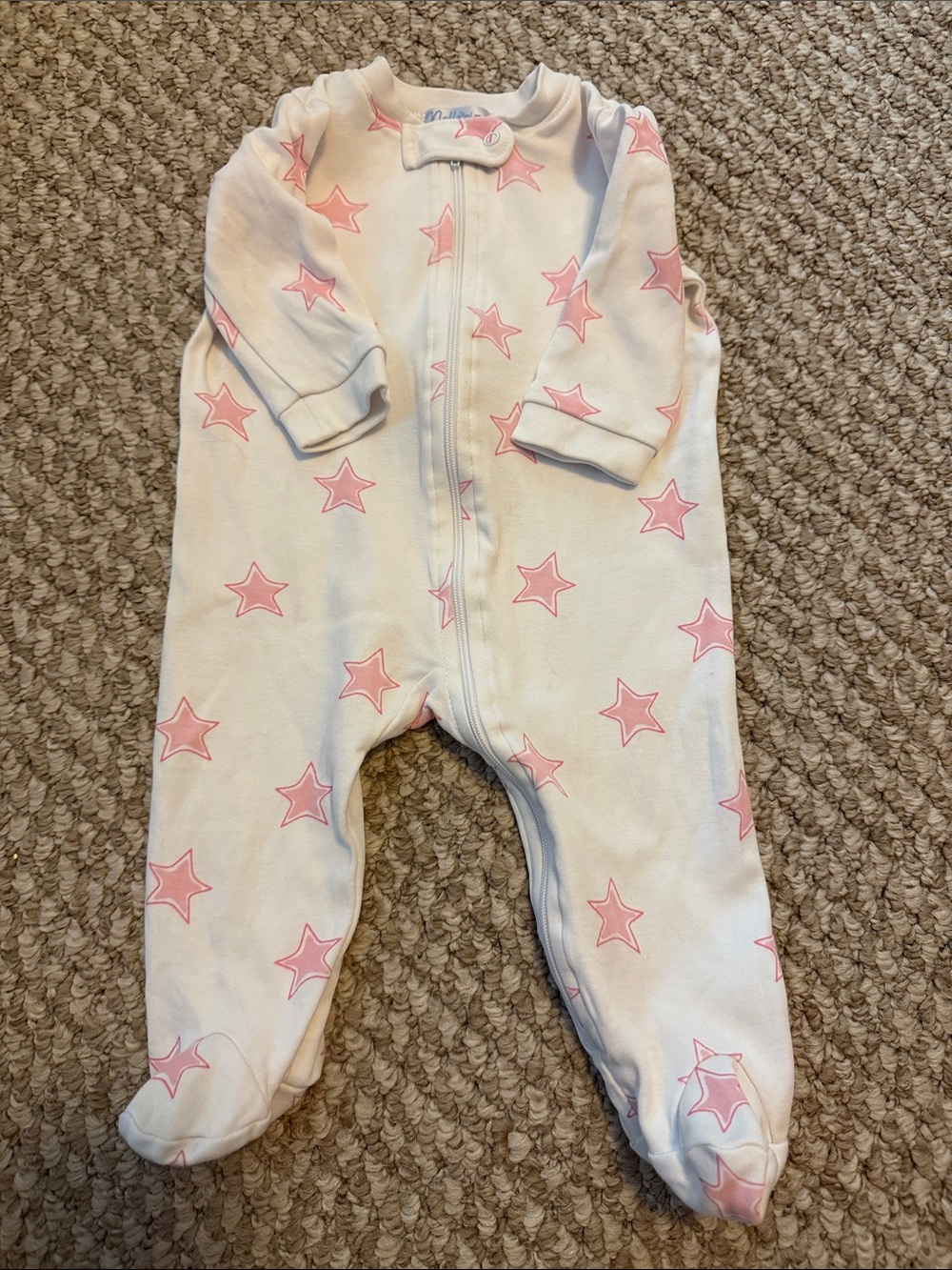 Nella Pima Zippered Footie